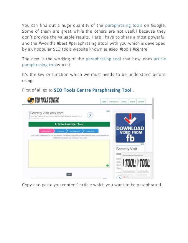 paraphrasing essays Use our best free text rewriting and paraphrasing tool to avoid plagiarism issues it allows you to rephrase essays and articles, phrases, sentences and single. paraphrasing essays Use our best free text rewriting and paraphrasing tool to avoid plagiarism issues it allows you to rephrase essays and articles, phrases, sentences and single.
