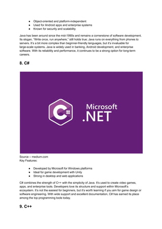Java Programm Slogan Which is the Best Programming Language to Learn in 2026_ Here’s the ...