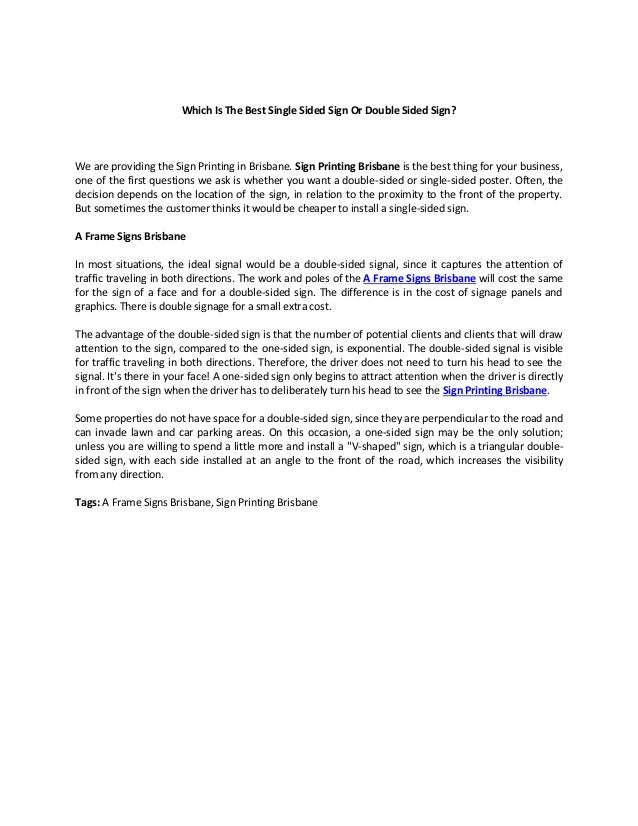 double sided document