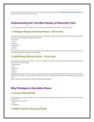 Which Is the Safest Route for the Amarnath Yatra.pdf