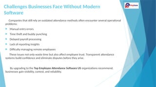 Which Is the Top Employee Attendance Software US.pptx
