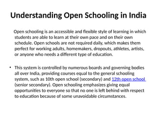 Top Open School in India: Board of Open Schooling and Skill Education ...