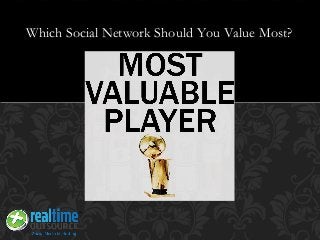 Which Social Network Should You Value Most?
 