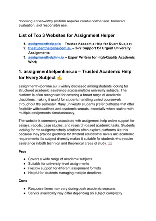 Which Top 3 Assignment Helper Websites Offer the Best Student Support_.pdf