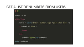 PART 9 - Python Tutorial | While Loop In Python With Examples | PPT