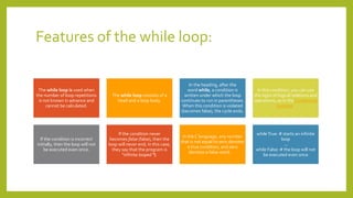 While loop | PPT