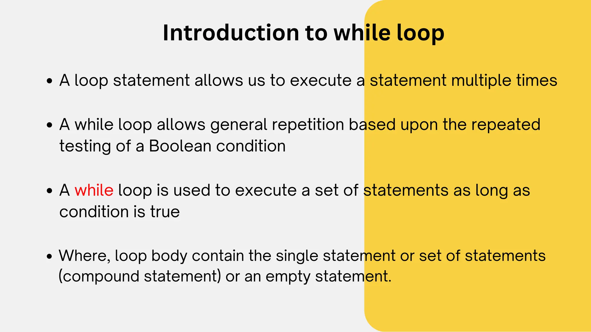While Loop in python engineering .pdf