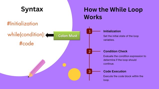 While Loop in python engineering .pdf image.