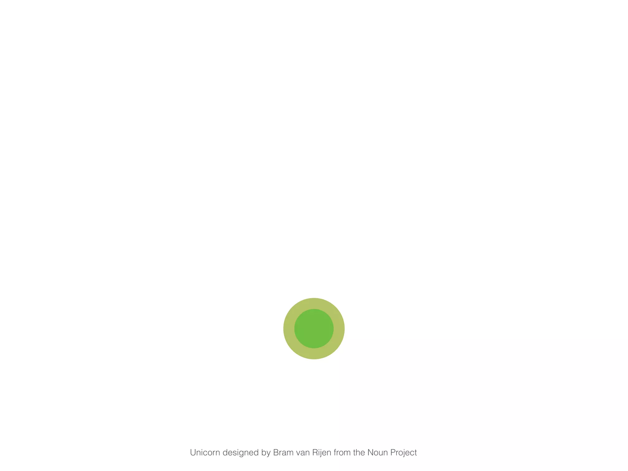 Unicorn designed by Bram van Rijen from the Noun Project
 