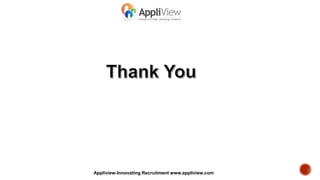 Appliview-Innovating Recruitment www.appliview.com
 