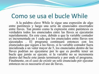While y do while | PPTX