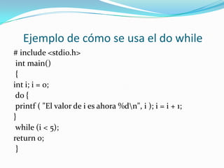 While y do while | PPTX