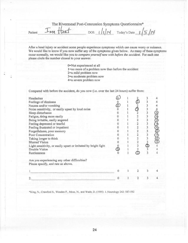 whiplash and motor vehicle collisions for personal injury concussion doctors note