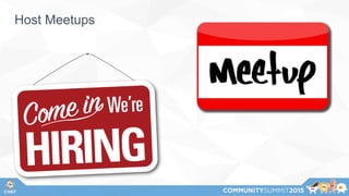 Host Meetups
 