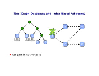 Non-Graph Databases and Index-Based Adjacency



                                         B                  E



A       ...