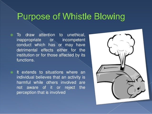 Whistle Blowing