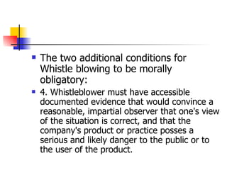 whistleblowing