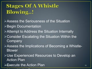 Whistle blowing | PPTX