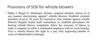 Whistle blowing policy | PPTX
