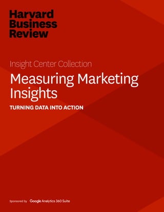 Sponsored by
InsightCenterCollection
Measuring Marketing
Insights
TURNING DATA INTO ACTION
 