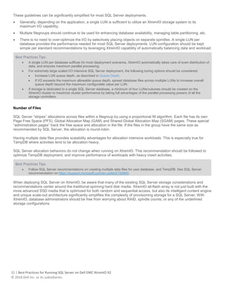 Best practices for running Microsoft sql server on xtremIO X2_h16920 | PDF