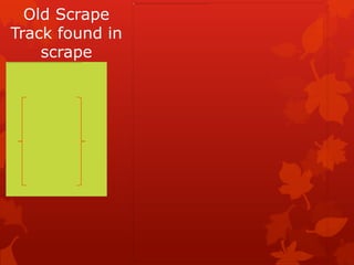 Old Scrape
Track found in
    scrape
 