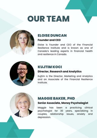 OUR TEAM
ELOISE DUNCAN
Founder and CEO
Eloise is Founder and CEO of the Financial
Resilience Institute and is known as one...
