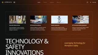 White and Orange Modern Workplace Safety Presentation.pptx