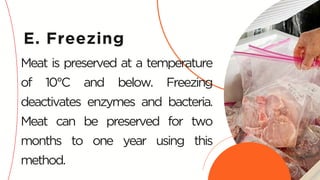 Grade 10 TLE Learning Outcome 4: Store Meat | PDF