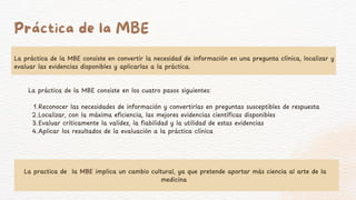 Medicina Basada en la Evidencia: Integración de Ciencia, Experiencia y ...