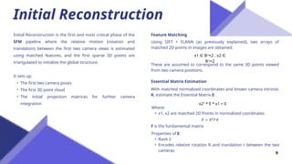 Structure from Motion using Available and Self Generated data | PPTX
