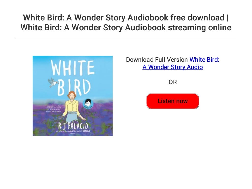 white bird a wonder story book white bird a wonder story book