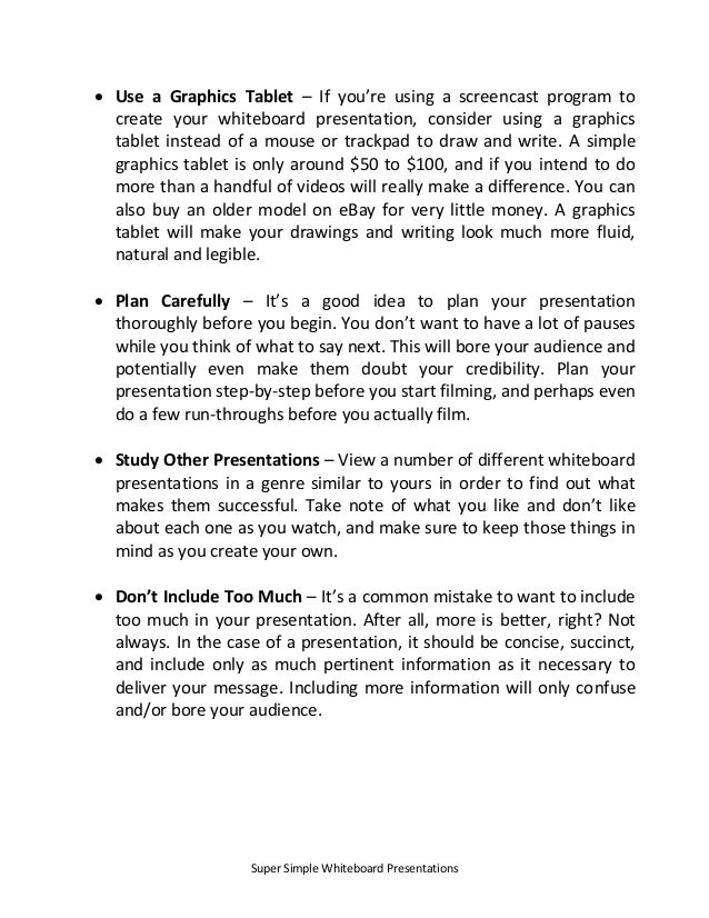 Whiteboard Presentations Guide How To Create A Whiteboard Presentat…