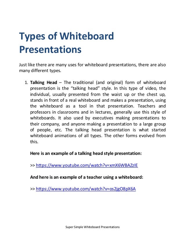 Whiteboard Presentations Guide How To Create A Whiteboard Presentat…