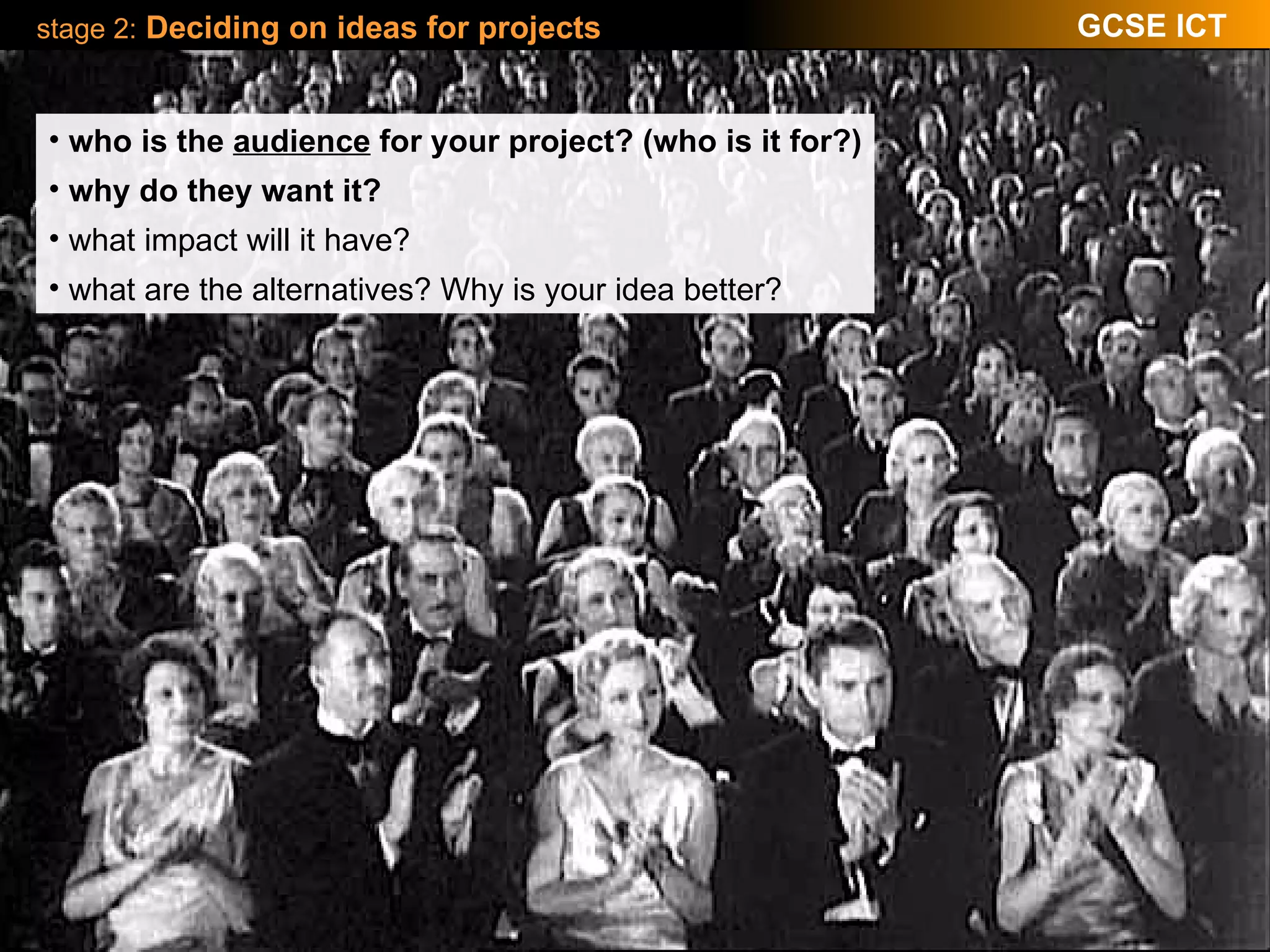 who is the  audience  for your project? (who is it for?) why do they want it? what impact will it have? what are the alternatives? Why is your idea better? 