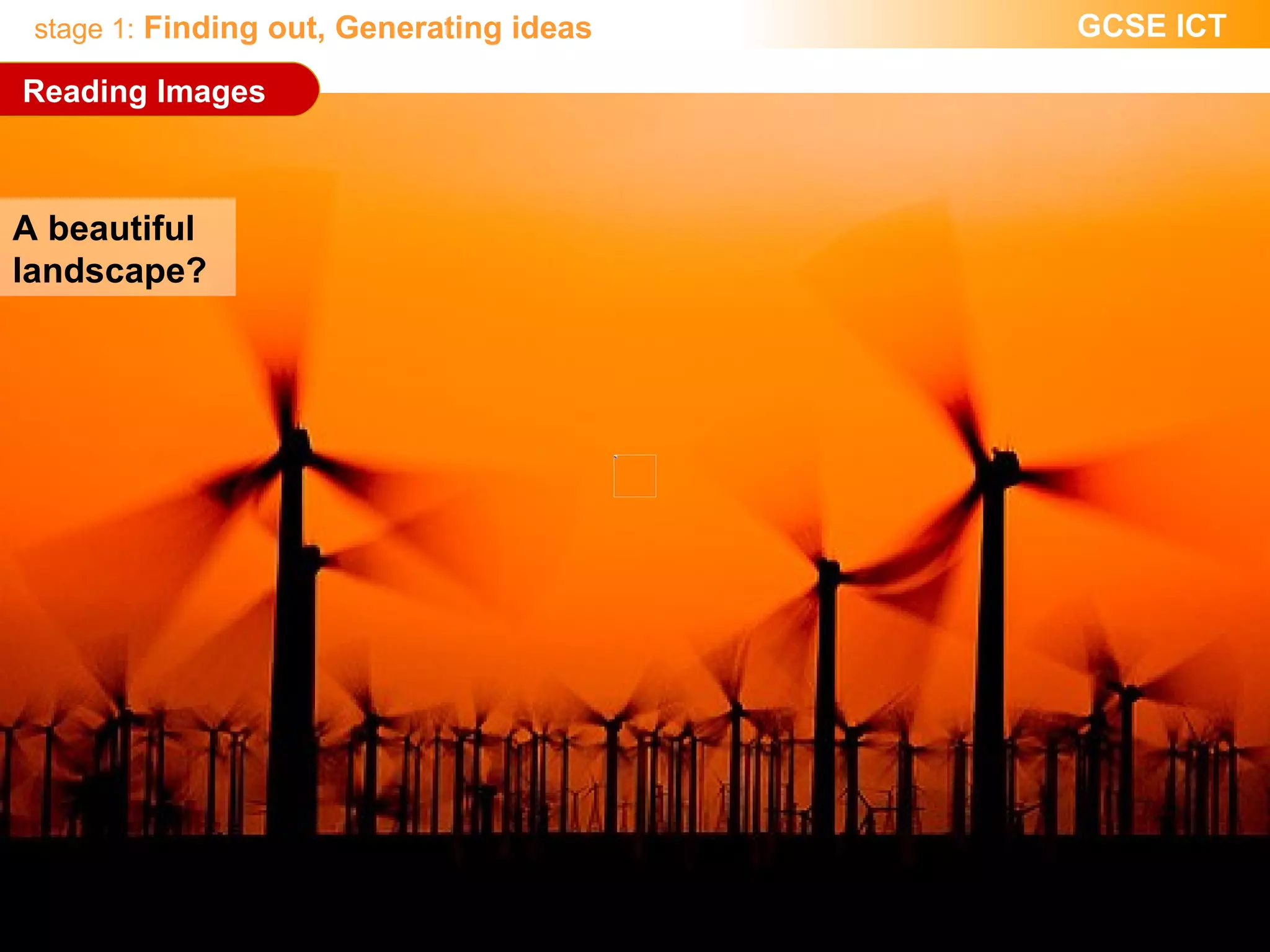 A beautiful landscape? Reading Images 