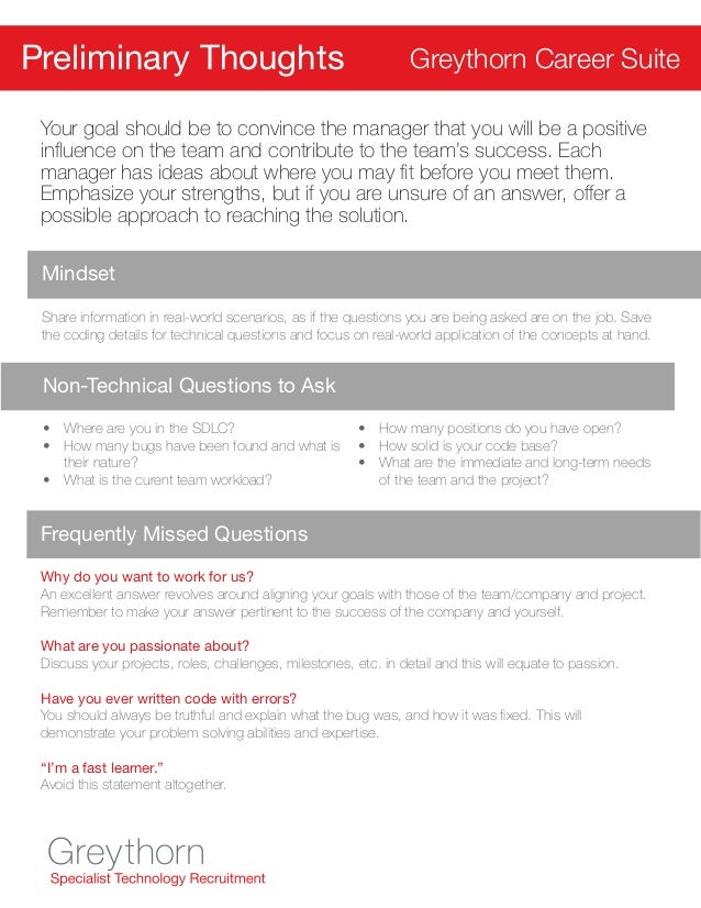 Greythorn Whiteboard Interview Guide