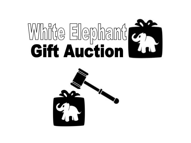 White Elephant Gift Exchange And Auction From The AlbinoPhant