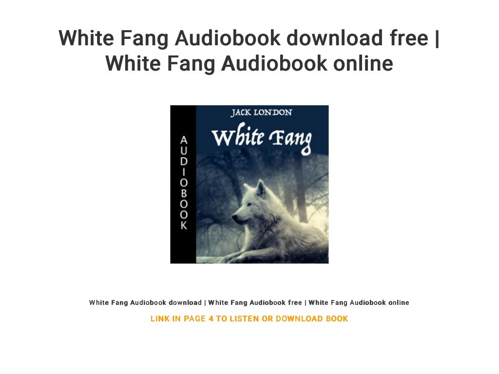 white fang book white fang book