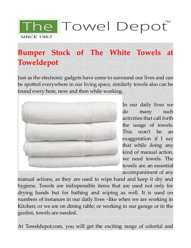 White Hand Towels in Bulk