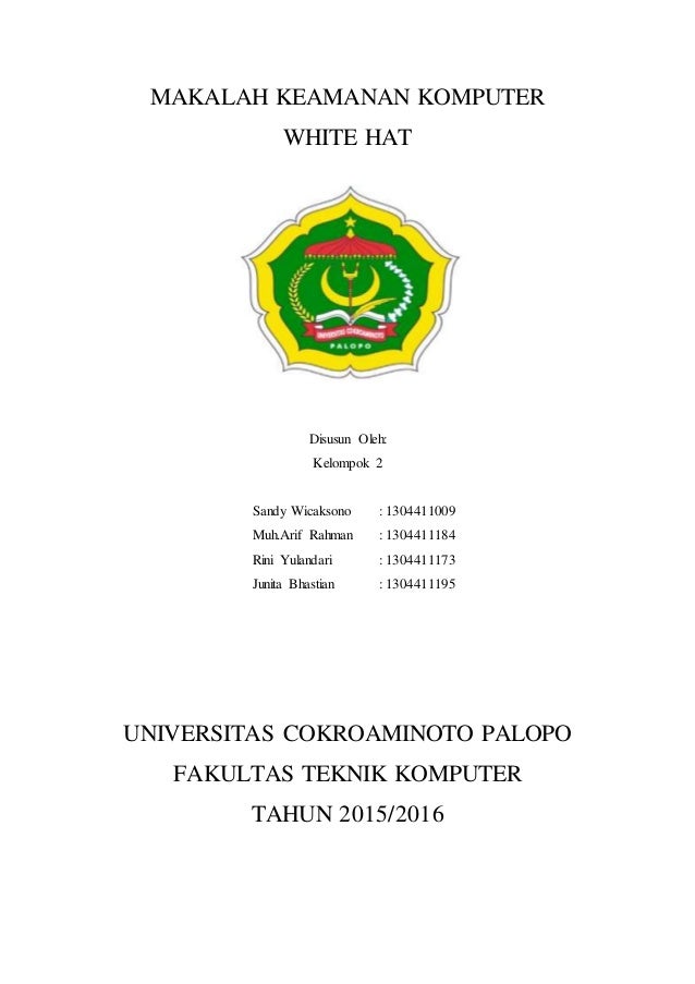 Makalah White Hat Hackers