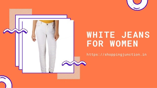 white jeans online shopping