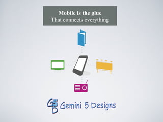 Mobile is the glue
That connects everything
 