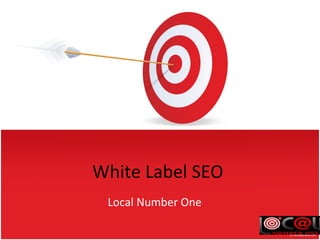 White Label SEO
 Local Number One
 