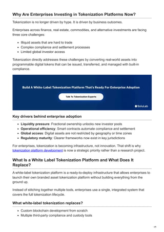 White Label Tokenization Platform Architecture.pdf