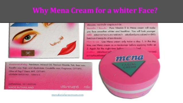 mena face cream