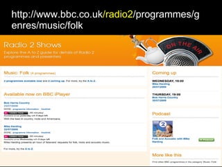 http://www.bbc.co.uk /radio2 /programmes/genres/music/folk 