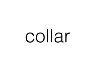collar
 