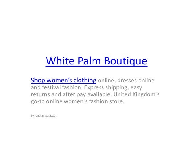boutique clothing online uk
