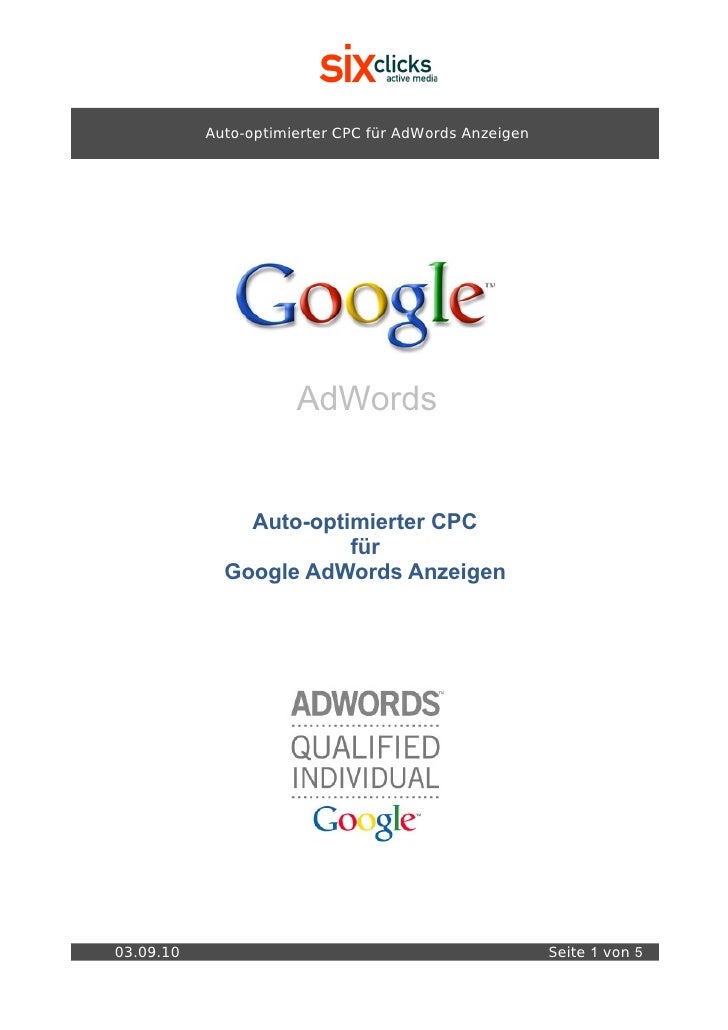 Auto Optimierter Cpc auto optimierten cpc in adwords konten Auto Optimierter Cpc auto optimierten cpc in adwords konten